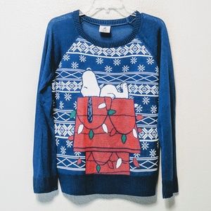 Peanuts: Snoopy Blue Holiday Sweater